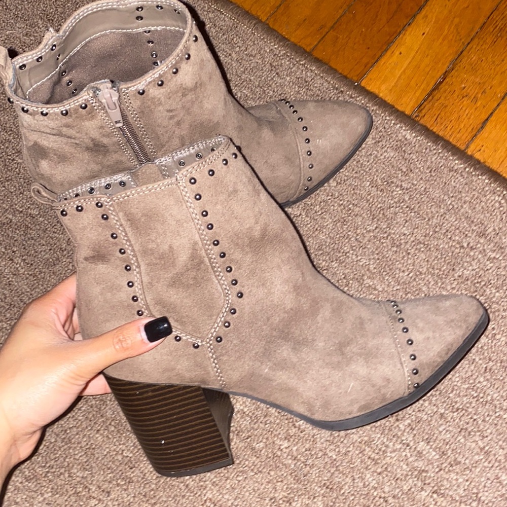 Express Suede Booties Size: 7.5